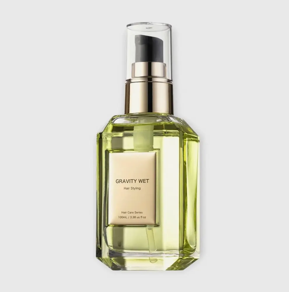 ナイル グラビティ ウェットスタイリングオイル 100ml(ボトルの正面)